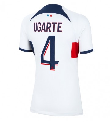 Paris Saint-Germain Manuel Ugarte #4 Replika Udebanetrøje Dame 2023-24 Kortærmet